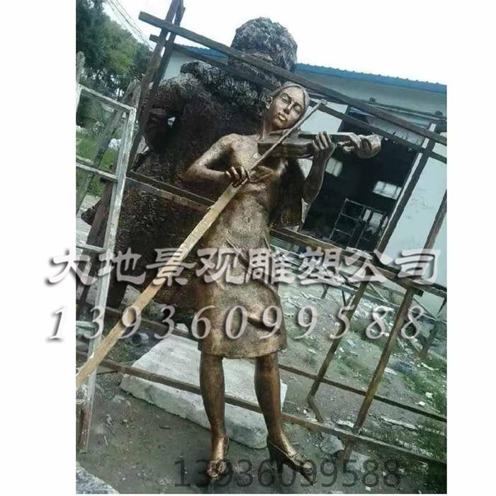 公園人物雕塑