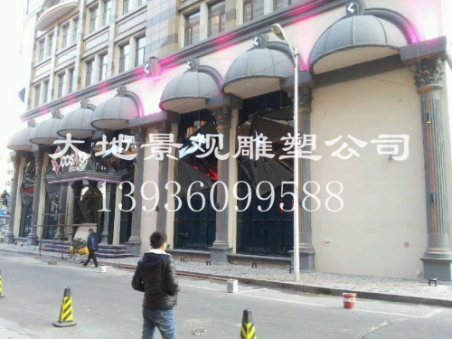 建筑外觀雕塑安裝成品