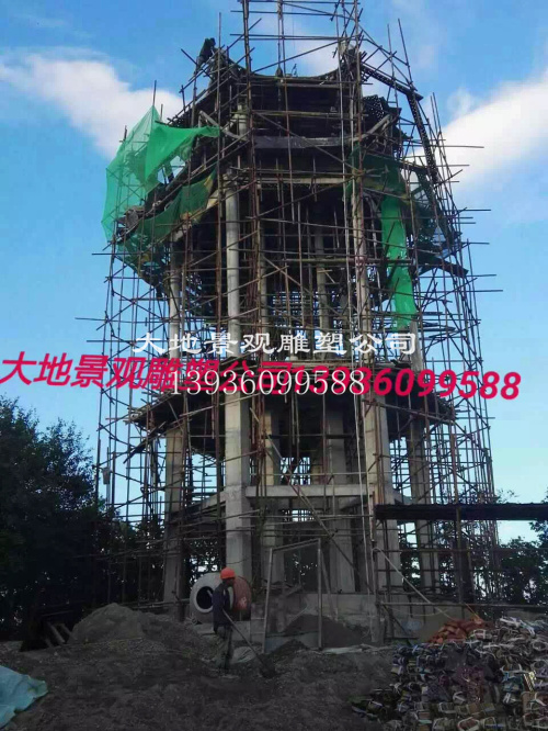 公園景觀亭半成品